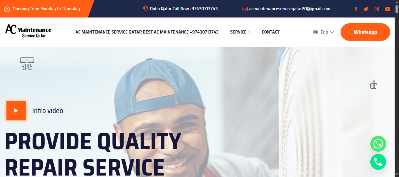 AC Maintenance Qatar — AC maintenance marketing site